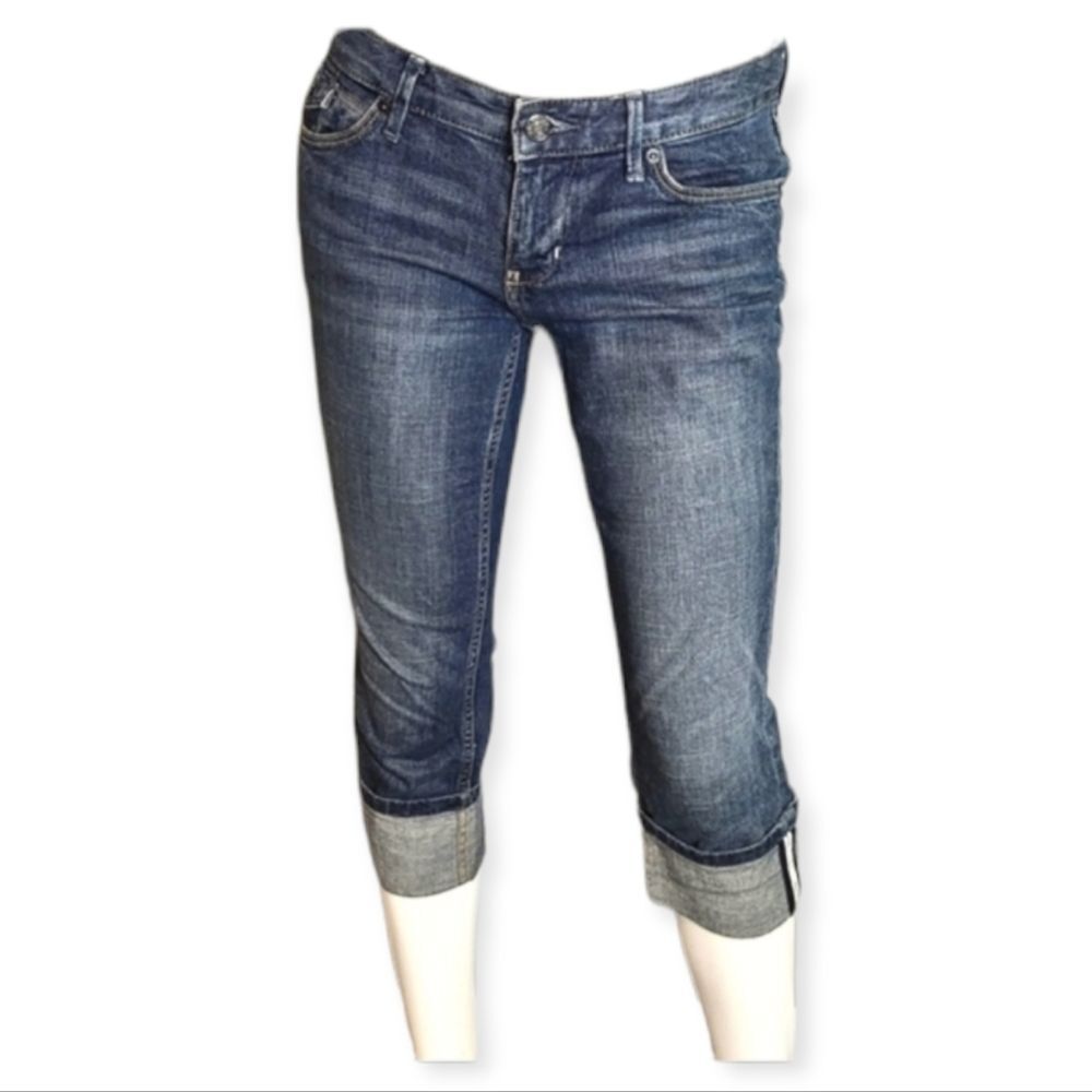 Banana Republic Cuffed Jean Capri sz 2P